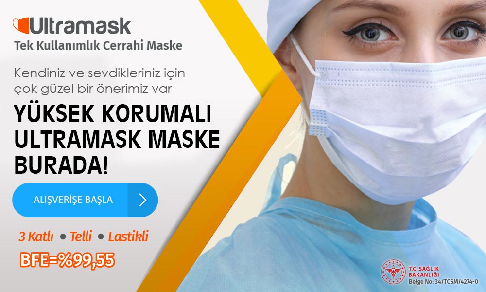 Ultramask Tek Kullanımlık Cerrahi Maske